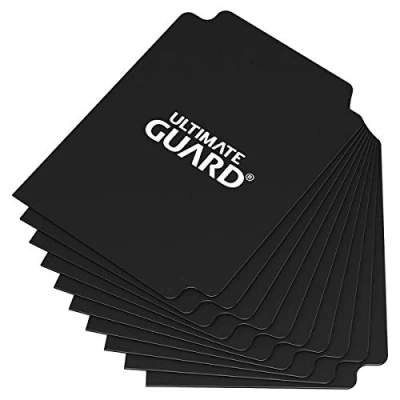 Imagen de Ultimate Guard Card Dividers Tarjetas Separadoras para Cartas Tamaño Estándar Negro (10)