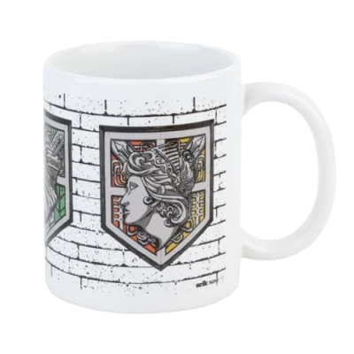 Imagen de Taza Ataque a los Titanes, desayuno cerámica 350ml te café Regalos originales, Tazas de