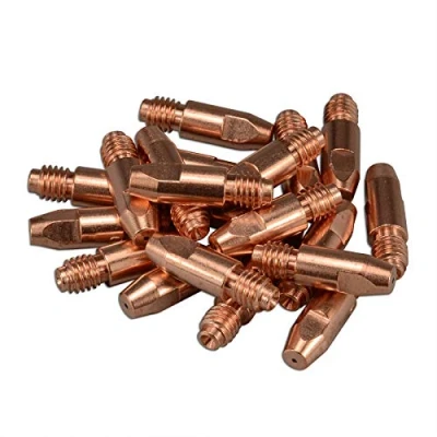 Imagen de RIVERWELD Punta de contacto Φ1.0 M8 x 30 Ajuste 36KD MB36 MIG MAG Soplete soldadura 20pk