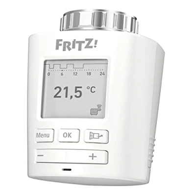 Imagen de AVM FRITZ!DECT 301 Termostato inteligente para radiador el hogar y todo tipo de válvulas red FRITZ!Box con base DECT, FRITZ!OS a partir la versión 6.83)