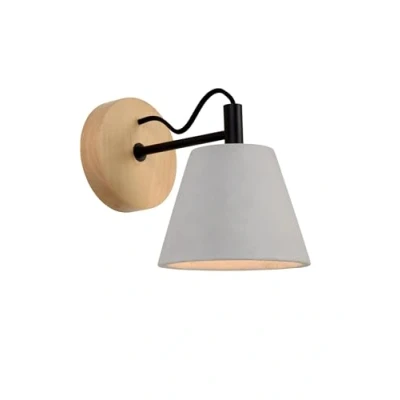 Imagen de Lucide Possio Lámpara de pared, Taupe, 23 x 15 18 cm