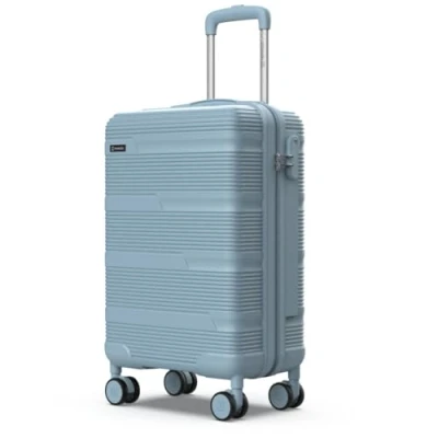 Imagen de NUMADA Maleta de Viaje Cabina 55x40x20cm (38,4L) Upfly T10 XS Apta para Ryanair con Cierre Combinación y 4 Ruedas. Mano Rígida Resistente, Ligera Interior Compartimentado Azul