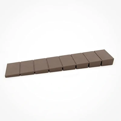 Imagen de 100 x cuñas para muebles/calces de compensación plástico con puntos rotura integrados Sossai® MKB Color : Marron