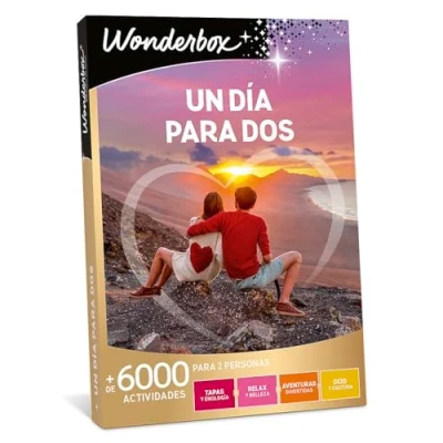 Imagen de WONDERBOX para mamá Caja Regalo Un Día Dos Pack Experiencias Regalar 2 Personas, Explorar Nuevos Territorios, Gracias A La Comida Y Relajación, Regalos Originales Parejas.