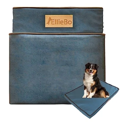 Imagen de Ellie Bo Carcasa Impermeable Perro Cama de Repuesto, 100 x 66 cm, Extragrande, Color Verde