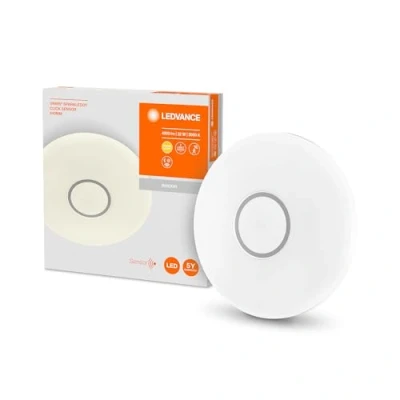 Imagen de LEDVANCE para techo ORBIS CLICK SENSOR / 24 W ángulo de radiación: 120 Warm White 3000 K steel IP20