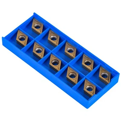 Imagen de 10Pcs Insertos Carburo CNC, DCMT11T304 HM YBC251 Inserciones CNC Herramienta de Torneado para Acero Semielaborado