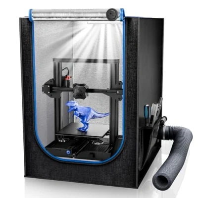 Imagen de YOOPAI Carcasa Funda Impresora 3D Primera Calidad con Ranura para Luz, Termohigrómetro, Juego de Ventilación Creality Ender 3/Ender 3 Pro/Ender 3V2/Ender 3S1/Neo, 550x650x750mm