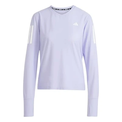 Imagen de adidas Performance Camiseta de manga larga, Mujer, Talla: Large, Violet tone