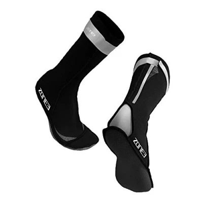 Imagen de ZONE3 Escarpines Neopreno, Neoprene Swim Socks, Negro plata M