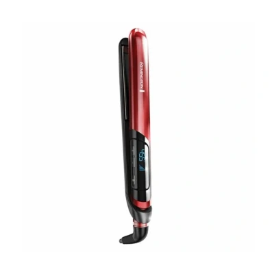 Imagen de Remington Plancha de Pelo Silk Cerámica Sedosa Avanzada, Placas Flotantes Extralargas, Resultados Profesionales, Temperatura hasta 235C, Función Turbo y Memoria, Digital, Calentamiento 10s S9600