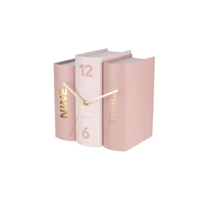 Imagen de Karlsson, KA5730, Book AA8 Reloj de Mesa, Papel, Rosa, tamaño único