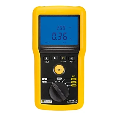 Imagen de Chauvin Arnoux ca6522 prueba equipo V, Digital, 250 V 500 1000 DC, Cat IV