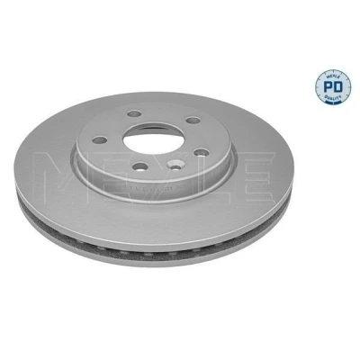 Imagen de MEYLE 615 521 0031/PD Disco de freno Eje delantero 276 26 5 105 ventilado revestido láminas zinc con tornillos OPEL: Astra K Hatchback