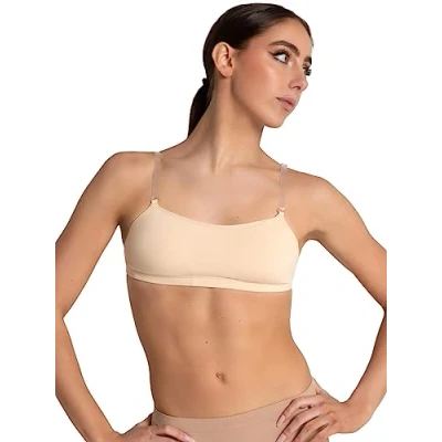 Imagen de Capezio 3564 Sujetador con Camisa y bratek para Mujer, NUDL, Color Carne, Large