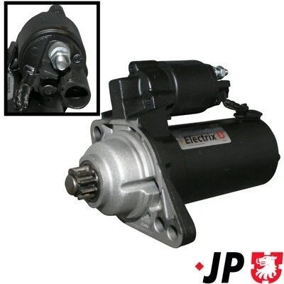 Imagen de JP GROUP 1190304100 Motor de arranque 12 2 VOLKSWAGEN: Golf 5, Touran I, Transporter 5 Bus, SEAT: Leon II Hatchback, Ibiza 3, Altea