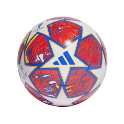 Imagen de adidas Performance UCL Training Knockout Balón de fútbol, Talla: 3, White glow blue flash orange