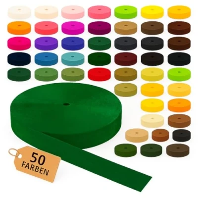 Imagen de KBBB Correa de 2 m o 5 largo 50 colores anchos: 10 mm 15 20 25 30 40 polipropileno