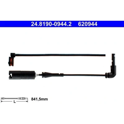 Imagen de ATE 24.8190 0944.2 Sensor de Desgaste Pastillas Frenos LAND ROVER: Range Rover 3