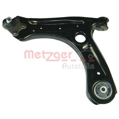 Imagen de METZGER 58070901 Barra oscilante, suspensión de ruedas KIT + con rótula suspensión/carga Eje delantero, izquierda Brazo oscilante transversal