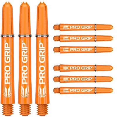 Imagen de Target Darts 3 x Conjuntos de Naranja Pro Grip Eje Intermedio 9 in Total