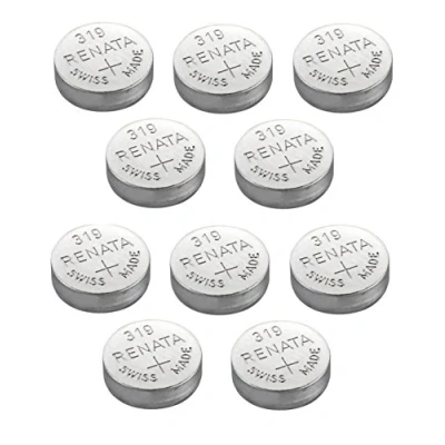 Imagen de 10 x v(SR527SW) Renata 319 Reloj batería Suizo Hizo Plata óxido 1.5