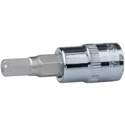 Imagen de KS TOOLS 918.1464 Piezas insertables de llave cubo DIN 3120, ISO 1174, 7422 6,0 Acero cromo vanadio Hexágono interior moleteado