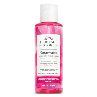Imagen de Heritage Store Body Oil, Rosewater, 4 Ounce by