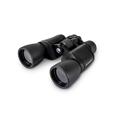 Imagen de Celestron 72355 LandScout Prismáticos de 8 24x50 mm Resistentes al Agua con Prisma Porro y Superficie Agarre Caucho, Lente revestida, Cristal óptico K9, Correa para Cuello Estuche Ligero, Negro