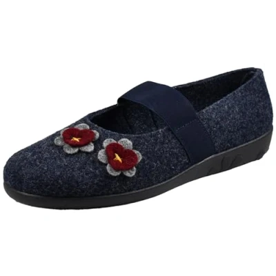 Imagen de Rohde Zapatillas de casa para Mujer Ballerup 2228, Talla:41 EU, Color:Azul