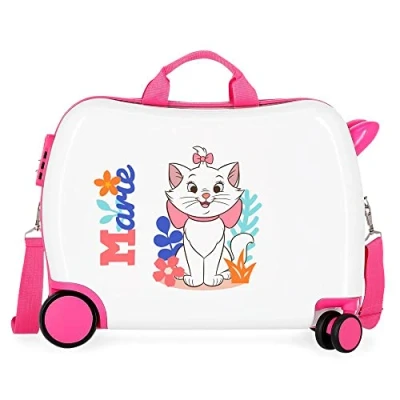 Imagen de Disney Aristogatos Maleta Infantil Blanco 50x39x20 cms Rígida ABS Cierre de combinación lateral 34L 1,8 kgs 4 Ruedas