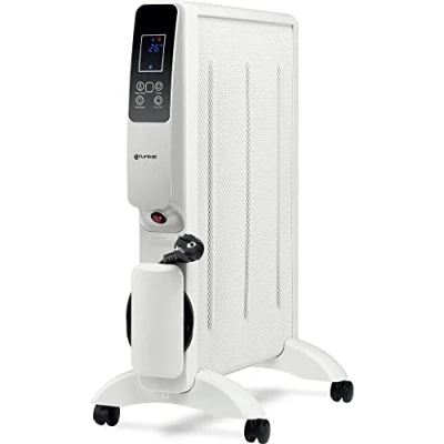 Imagen de Grunkel Radiador de Mica Digital rapida convección y difusor calor RMC 1500DG 1500W 2 niveles potencia. Termostato regulable. Rápido calentamiento aumenta la temperatura inmediato.