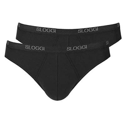 Imagen de sloggi men, Basic Mini 2p, Slip Hombre, Negro (Black), 4