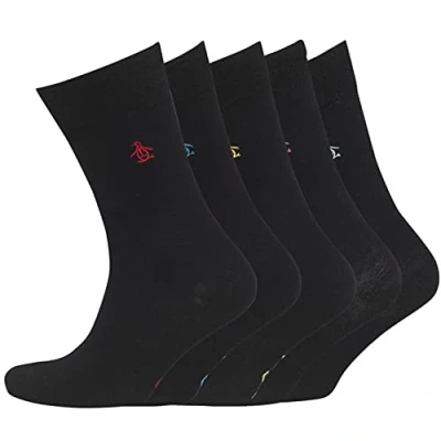Imagen de Original Penguin Paquete de 5 calcetines para hombre &gt; UK 7 11 EU 41 46, Negro, Taille unique