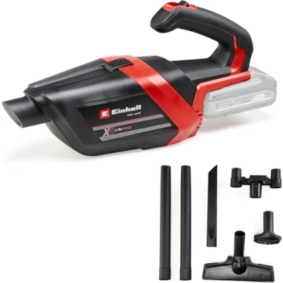 Imagen de Einhell Aspirador de polvo manual con batería TE HV 18/06 Li Solo Power X Change (18V, potencia aspiración 72 mbar, incl. boquilla juntas, recipiente 0,6 l, sin batería)