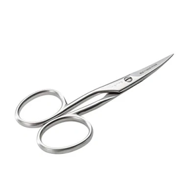Imagen de REMOS Tijeras para zurdos uñas de manos y pies finas inoxidable 9.5 cm