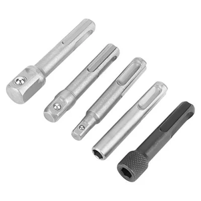 Imagen de Adaptador SDS Plus de enchufe acero + portabrocas Extensión hexagonal, a Max Accesorios para herramientas eléctricas 5 Tamaños