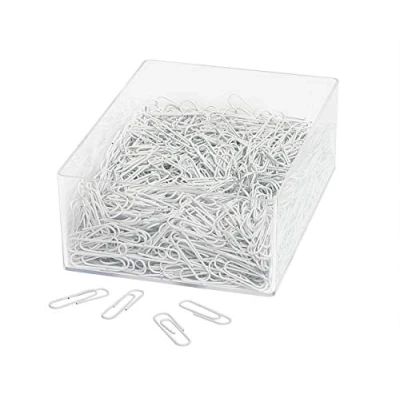 Imagen de Wedo 901244600 Pack de 1000 clips 27 mm, blanco