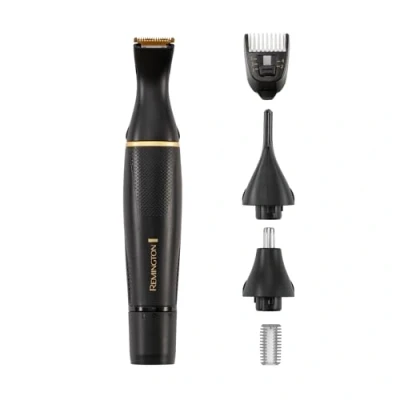 Imagen de Remington Cortapelos Nariz y Orejas T Series Detail Kit, Recortador Pelos Nariz, Orejas, Cejas Vello Facial, Vertical Rotativo, 2 Peines, Cortador Precisión Peine Ajustable NE7000