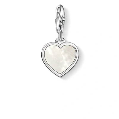 Imagen de Thomas Sabo Charm con Cierre para Mujer de Plata Ley 925/1000 Perla
