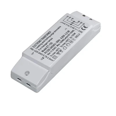 Imagen de Conecto X HT020 by Eaglerise Transformador halógeno (transformador electrónico para iluminación halógena, 12 V, 50 150 W, 220 240 Hz, intensidad regulable, con regulador de intensidad)