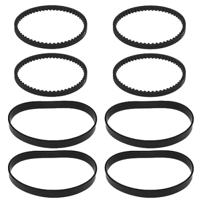 Imagen de YINETTECH 4 juegos de correas repuesto para aspiradora compatibles con Bissell ProHeat 2X 0150621 y 2150628 bomba goma cinturón cepillo rodillo