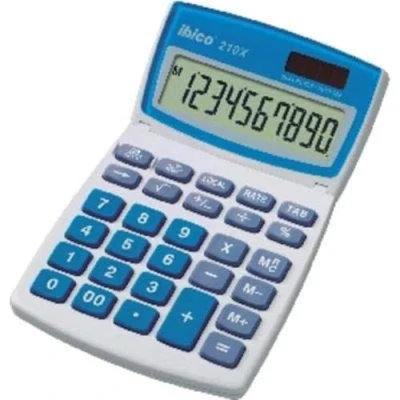 Imagen de Ibico Rexel 210X Calculadora de sobremesa con pantalla LCD 10 dígitos