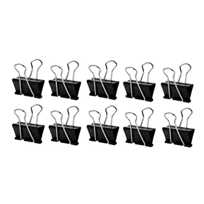 Imagen de Q Connect Pinza Metálica Reversible N.4 41 Mm Caja De 10 Unidades