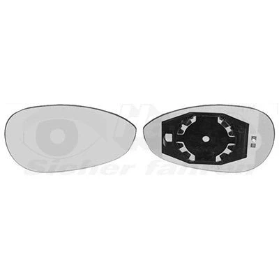 Imagen de VAN WEZEL 1624838 Cristal de Espejo derecha FIAT: 500 C Cabrio, Grande Punto Hatchback, ABARTH: 500C / 595C 695C Cabrio