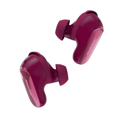Imagen de Bose Novedad auriculares de botón QC Ultra Bluetooth(2.ª gen), inalámbricos con cancelación ruido, hasta 6h batería, IPX4, audio inmersivo, graves profundos, Ciruela intenso
