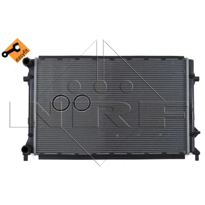 Imagen de NRF 56153 Radiador, refrigeración del motor Aluminio 650 406 33 EASY FIT con junta anular Aletas soldadas VOLKSWAGEN: Golf 5, Touran I