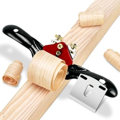 Imagen de MINGZE Cepillo de carpintero, Garlopa carpintería, herramienta trabajo, Plano banco Cepilladora manual madera para carpintero dura (9 pulgadas)