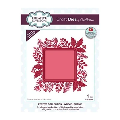 Imagen de Creative Expressions Sue Wilson Festive Collection Troquel para manualidades (metal, 11,1 x cm)
