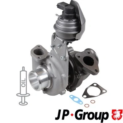 Imagen de JP GROUP 1217401500 Turbocompresor de gases escape con juntas OPEL: Zafira C Tourer, Insignia A Berlina, Astra J Hatchback